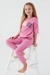 4-15 Yaş Lisanslı Us Polo ASSN Kız Çocuk Takım -Pembe