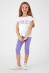 4-15 Yaş Lisanslı Us Polo ASSN Kız Çocuk Takım -Krem
