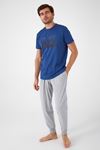 Baba Seaside Erkek Pijama Takım -Gece Mavisi