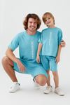 Baba Natural Cotton Erkek Kapri Takım -Cam Göbeği
