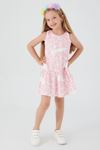 2-15 Yaş New Daisy Kız Çocuk Elbise -Pembe