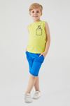 2-8 Yaş Fish Fashion Erkek Çocuk Takım -Sarı