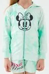 3-9 Yaş Lisanslı Minnie Mouse Kız Çocuk Takım -Mint