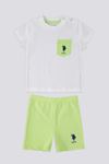 6 Aylık - 4 Yaş Lisanslı Us Polo Assn Erkek Bebek Takım -Yeşil