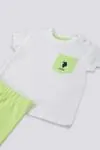 6 Aylık - 4 Yaş Lisanslı Us Polo Assn Erkek Bebek Takım -Yeşil