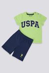 6 Aylık - 4 Yaş Lisanslı Us Polo Assn Erkek Bebek Takım -Yeşil
