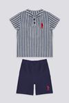 6 Aylık - 4 Yaş Lisanslı Us Polo Assn Erkek Bebek Takım -Lacivert