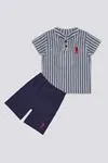 6 Aylık - 4 Yaş Lisanslı Us Polo Assn Erkek Bebek Takım -Lacivert