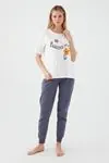 Anne Positive Pijama Takım -Krem