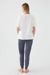 Anne Positive Pijama Takım -Krem
