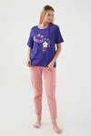 Anne Positive Pijama Takım -Mor
