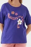 Anne Positive Pijama Takım -Mor