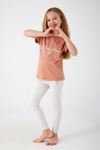 4-15 Yaş Lisanslı Us Polo ASSN Kız Çocuk Takım -Cappucino