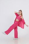 9-15 Yaş Miami Fashion Kız Çocuk 3'Lü Takım -Fuşya