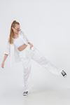 9-15 Yaş Miami Fashion Kız Çocuk 3'Lü Takım -Ekru