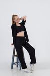 9-15 Yaş Miami Fashion Kız Çocuk 3'Lü Takım -Siyah