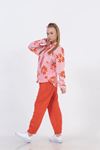 9-15 Yaş Cotton Daisy  Kız Çocuk Takım -Yavruağzı