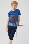 3-9 Yaş Lisanslı Spıder-Man Erkek Çocuk Takım -Mavi