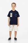 4-9 Yaş Adventure Cotton Erkek Çocuk Takım -Lacivert