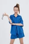 9-15 Yaş Miami Fashion Kız Çocuk 3'Lü Takım -Saks