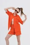 9-15 Yaş Miami Fashion Kız Çocuk 3'Lü Takım -Oranj