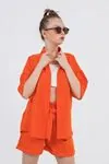 9-15 Yaş Miami Fashion Kız Çocuk 3'Lü Takım -Oranj