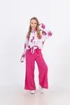 9-15 Yaş Cotton Daisy  Kız Çocuk Takım -Beyaz