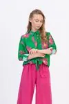 9-15 Yaş Cotton Daisy  Kız Çocuk Takım -Yeşil