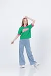9-15 Yaş Street Fashion Kız Çocuk Takım -Yeşil