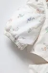 2-5 Yaş Rana Flower Kız Çocuk Elbise -Pastel Yeşil