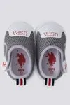 Soft Texture Lisanslı Us Polo Assn Erkek Bebek Ayakkabı -Gri