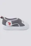 Soft Texture Lisanslı Us Polo Assn Erkek Bebek Ayakkabı -Gri