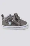 Soft Texture Lisanslı Us Polo Assn Kız Bebek Ayakkabı -Antrasit
