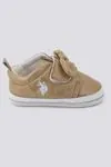 Soft Texture Lisanslı Us Polo Assn Kız Bebek Ayakkabı -Gold