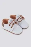 Soft Texture Lisanslı Us Polo Assn Erkek Bebek Ayakkabı -Ekru