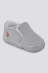Soft Texture Lisanslı Us Polo Assn Erkek Bebek Ayakkabı -Gri