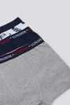 3-14 Yaş Lisanslı US POLO ASSN  Erkek Çocuk 3'Lü Boxer