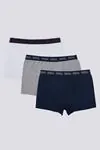 3-14 Yaş Lisanslı US POLO ASSN  Erkek Çocuk 3'Lü Boxer