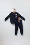 2-5 Yaş Cool Bear Erkek Çocuk Eşofman Takım -Lacivert