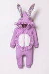 9-24 Ay Lovely Rabbit Kız Bebek Tulum -Lila