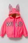 2-5 Yaş New Wıld Rabbit Kız Çocuk Mont -Pembe