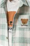 9-24 Ay Cutenes Bear 3'Lü Erkek Bebek Takım -Yeşil
