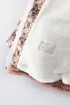 1-5 Yaş Happy Daisy Kız Çocuk Mont -Cappuccino