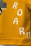  1-5 Yaş Roar Dinasour Erkek Çocuk Eşofman Takım -Hardal
