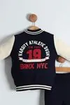 2-5 Yaş New York College Erkek Çocuk Eşofman Takım -Lacivert