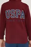 4-15 Yaş Lisanslı Us Polo ASSN Erkek Çocuk Takım -Bordo
