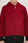 4-15 Yaş Lisanslı Us Polo ASSN Erkek Çocuk Takım -Bordo