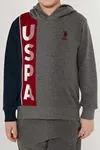 4-15 Yaş Lisanslı Us Polo ASSN Erkek Çocuk Takım -Füme