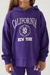 2-15 Yaş California City Fashion Kız Çocuk Eşofman Takım -Mor