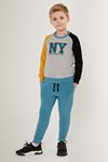 2-15 Yaş NYC Performance Erkek Çocuk Eşofman Takım -Gri
